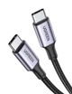 Кабель Type-C на Type-C UGREEN US316 Cable Aluminum Case with Braided (1.5m, 100W, 5A). Gray - изображение 4