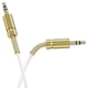 Аудіокабель 3,5 на 3,5 HOCO UPA31 Cindy spring audio cable mini jack 3,5 mm на mini jack 3,5 mm (3m). White - зображення 3