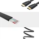 Відео кабель HDMI HDMI 4K 60Hz UGREEN HDMI Flat Cable (1.5m, 4K 60Hz, HDMI2.0, плоский). Black - зображення 9