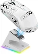 Мышка ATTACK SHARK X6 White + Зарядная станция RGB (Сенсор PAW3395, 65 часов на одном заряде) - изображение 3
