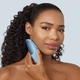 Электронная ультразвуковая термощетка для лица GESKE Sonic Thermo Facial Brush 6в1 аквамариновая - изображение 2