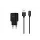 Мережевий зарядний пристрій Hoco Lightning cable C22A 1USB 2.4а Black - зображення 1