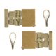 Адаптер системи швидкого бічного скидання Dozen Quick Release System Kit - VELCRO (комплект — 2 шт.) "Coyote" - зображення 1