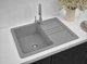 Кухонная мойка Гранитная Stella Elegant Сompact Серый - изображение 1