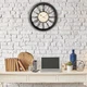 Настінний годинник DIYZON A1-03 у вінтажному стилі 40x25 см Black (R3949) - изображение 2