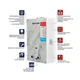 Газовый проточный водонагреватель MIXXUS GWH-0510 BASIC GLASS панель из стекла с рисунком колонка газовая дымоходная 10 л/мин (WH0026) - изображение 2
