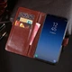 Чехол Idewei для Samsung Galaxy S9 / G960 книжка кожа PU с визитницей коричневый - изображение 3