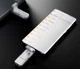 Внешний Твердотельный SSD накопитель KOOTION U54 2 в 1 USB 3.2 + Type-C для Windows Android OTG iPhone TC 15 16 Брелок Поворотный высокоскоростной 450Mb/с 512Gb Silver - изображение 5
