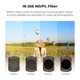 Набор магнитных фильтров K&F Concept UV+ CPL+ ND16&CPL+ ND32&CPL+ ND64&CPL+ ND256&CPL для DJI Osmo Pocket 3 (SKU.2149) - изображение 7