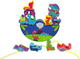 Дерев'яна іграшка Lean Toys Dinosaur Balance Game (5904665990278) - зображення 3