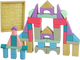 Zestaw drewnianych klocków Lean Toys 55 elementów (5904665990339) - obraz 3