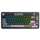 Клавиатура беспроводная AULA S75 PRO LEOBOG Seiya Switch Black Gray Pink - изображение 2