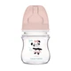 Пляшка з широким отвором антиколікова Easystart Toys 120 мл Canpol Babies Рожева (5901691812949) - зображення 2