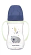 Бутылка антиколиковая с широким отверстием 240 мл Easystart Sleepy Koala Canpol babies Голубая (5901691881662) - изображение 1