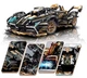 Конструктор суперкара на радиоуправлении Technic Velocity car 1:14 с подсветкой 1148 деталей черный - изображение 2