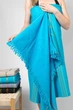 Пляжное полотенце DualFeel Turquoise 90х170 бирюзовое - изображение 2