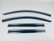 Дефлектори вікон (вітровики) для Volkswagen Passat B6 2005-2010 універсал з хром полоскою накладні 4 шт. (HAWK) - зображення 6