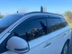 Дефлекторы окон (ветровики) DEFL для Mitsubishi Outlander 2012-2020 с хром полоской накладные 4 шт. - изображение 1