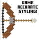Minecraft Bow and Arrow with Sound Effects Лук зі стрілою Minecraft - изображение 4