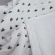 Летний конверт для новорожденного Oh My Kids "Hearts" черно-белый - изображение 6