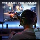 Ігрові навушники ATTACK SHARK L60 RGB Чорні - зображення 5