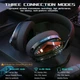 Ігрові навушники ATTACK SHARK L60 RGB Чорні - зображення 9