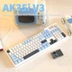 Механічна клавіатура з HOT-SWAP AJAZZ AK35I V3 MAX 104 Key, УКР/АНГЛ, NKRO, BLUE/БЛАКИТНА (AK35IBLU) - изображение 5