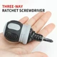 Отвертка универсальная Ratchet Screwdriver Set RSS01K Short Shaped Radish Head High Hardness Labor-saving Multi-functional - изображение 7