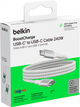 Кабель Belkin BoostCharge 240W USB Type-C - USB Type-C 1 м White (CAB015BT1MWH) - зображення 6