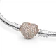 Срібний браслет Пандора Pandora з застібкою Rose 586292CZ (23) - изображение 2