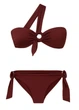 Купальник жіночий Seafolly роздільний коричневий, розмір XS (MG-SFL-00050-4-20) - зображення 1
