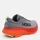 Мужские кроссовки HOKA ONE ONE BONDI 8 1123202 CFLM 47,5 (EU 47 1/3, USA 12,5 D, 30,5 см) серые с красным - изображение 4