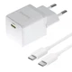 Сетевое зарядное устройство Baseus Palm Fast Charger Type-C 20W + Cable Type-C to Type-C P10111602213-01 White - изображение 3