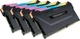 Комплект оперативної пам`яті Corsair 32 GB (4x8GB) DDR4 3600 MHz Vengeance RGB Pro Black (CMW32GX4M4D3600C18) - изображение 2