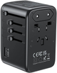 Дорожній зарядний пристрій Unitek GaN EU/US/UK/AUS PD 100W (P1123ABK01) - зображення 2