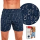 Трусы боксеры мужские семейные трикотажные хлопковые Cornette Classic 001-155 L Playboy корнет - зображення 1