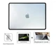 Защитный чехол EGYAL из TPU для Macbook Air M2 M3 M4 15.3' A3114 A2941, Черный + пленка / накладка на клавиатуру - изображение 2