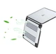 Защитный чехол EGYAL из TPU для Macbook Air M2 M3 M4 15.3' A3114 A2941, Черный + пленка / накладка на клавиатуру - изображение 3