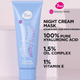 Маска для обличчя 7DAYS My Beauty Week Milky Dreams на ніч зволожуюча 80 мл (8057592521644) - зображення 3