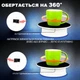 Столик поворотный вращающаяся платформа подставка подиум стол предметный для витрины 3d фотосъемки видеосъемки от USB или батарейки 20 см бархатный Белый 149_1_0_2B - изображение 5