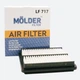 Воздушный фильтр MOLDER аналог WA6250/LX827/C2229 (LF717) - изображение 1