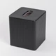Салфетница из экокожи квадратная 13×13×14.5 см, настольный держатель для салфеток, черная - изображение 2