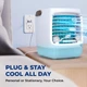 Вентилятор портативный увлажнитель Arctic air cooler USB с распылением и водяным охлаждением AND XL-1375 - изображение 5