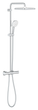 Душевая система с термостатом для настенного монтажа Grohe Tempesta System 250 Cube (26689001) - изображение 1