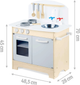 Дерев'яна ігрова кухня Ricokids 785200 (5903890613501) - зображення 11