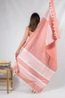 Пляжное полотенце Linen Coral 90х180 см кораловое - изображение 3