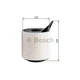 Повітряний фільтр для автомобіля Bosch F 026 400 018 - зображення 5