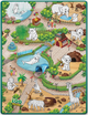 Килимок для малювання Ricokids ZOO з маркерами та сумкоюдля зберігання 90 x 120 см (5903890629168) - зображення 1