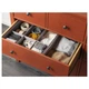 Комод с 8 ящиками IKEA HEMNES красно-коричневый 203.113.03 - изображение 3