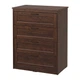 Комод с 4 ящиками IKEA SONGESAND 82x104 см коричневый 603.667.89 - изображение 1